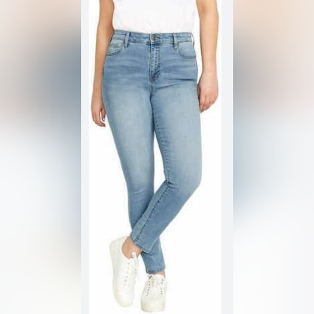 Buffalo David Bitton Molly high-rise stretch Skinny Blue Jeans